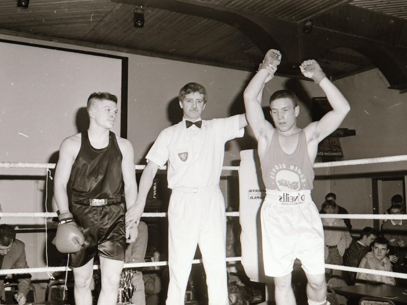 Fairview boxing tournament in the Delacroix back in February 1995.