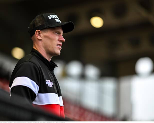 Former Republic of Ireland and Derry City player James McClean pictured at Brandywell before a recent game. Photo by Stephen McCarthy/Sportsfile