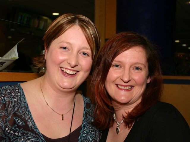 Were in the Money lucky Zoe Browne and Kathleen Browne enjoy their night out at the Lifford Races 4877dd : A night at the races in Lifford in April 2005.