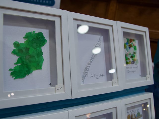 Wild Atlantic Sea Art's products on display.