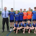 The St. Columb's College Year 9 squad who will meet Our Lady's and St. Patrick's, Knock in the NI Cup Final in Belfast.