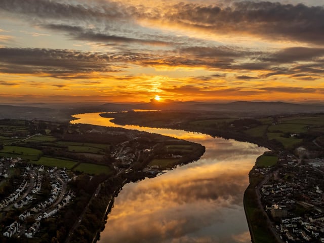 A series of pictures of the Thursday morning's fog above the city of Derry. Pictures by Ronan Mc Monagle Photography