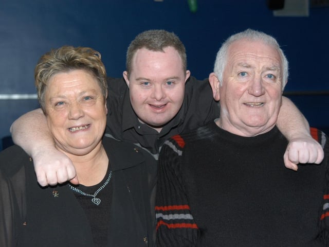 Parties and celebrations in February 2005: Betty & Johnny McDaid anniversary.