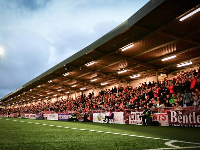 Part of the Brandywell Stadium's Southend Park stand will be demolished as part of plans for the new North Terrace stand which has received planning permission from Derry City and Strabane District Council.