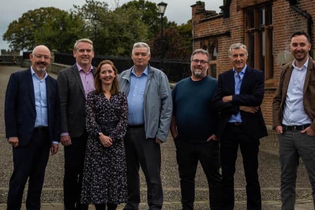 Speakers at the CRS PE event in Derry