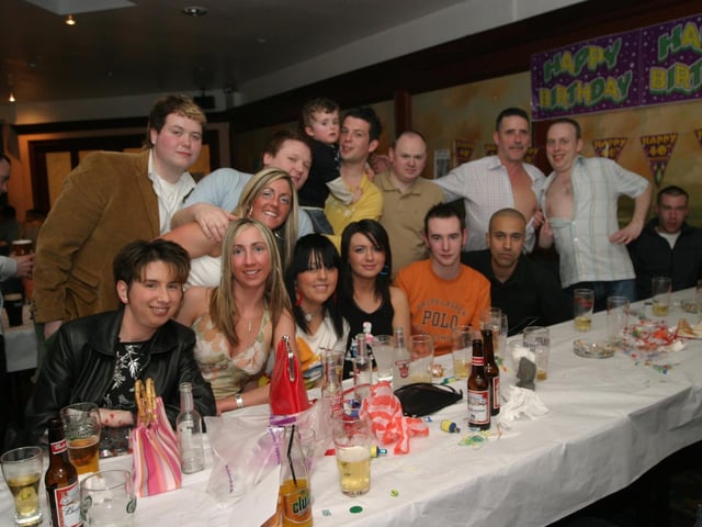 Having fun at Derry parties in 2004