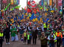 St Patrick's Day in Derry.