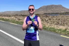 Brian Moore at the Connemara Half Marathon