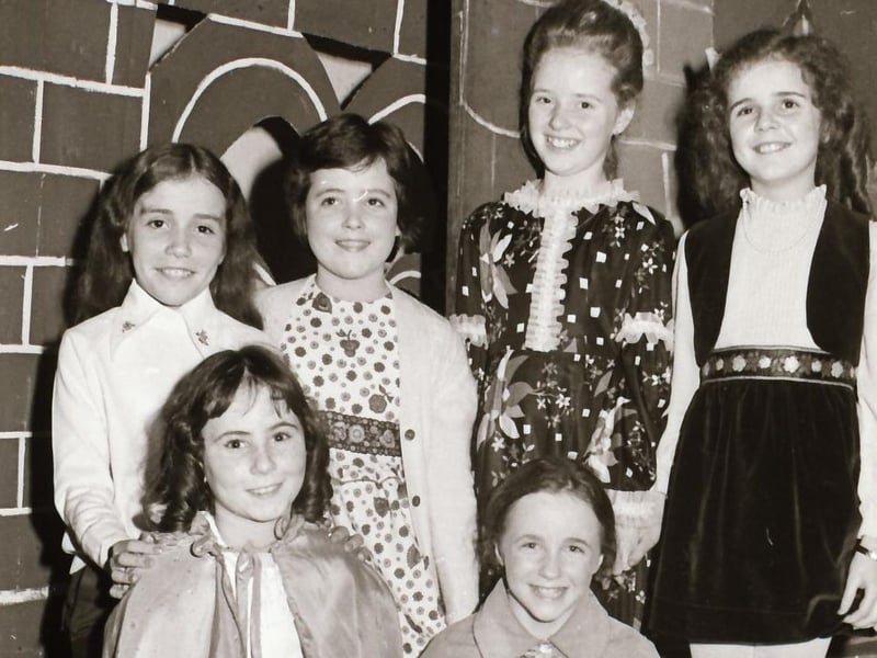 Young stars from the Creggan pantomime.