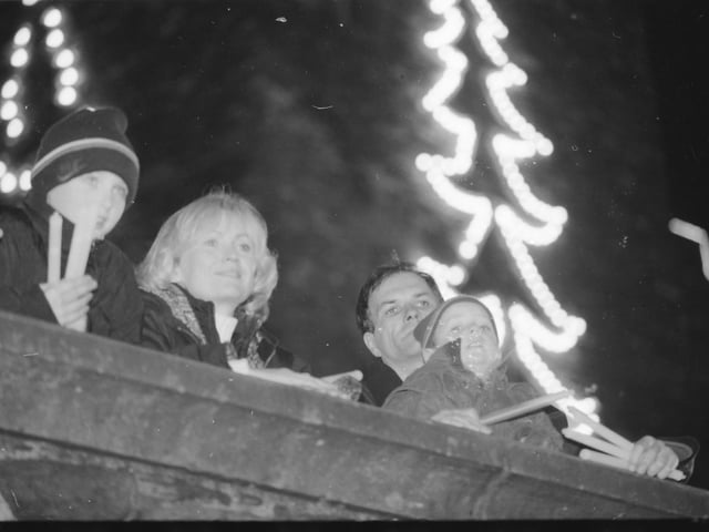 Millennium celebrations in Derry city centre.