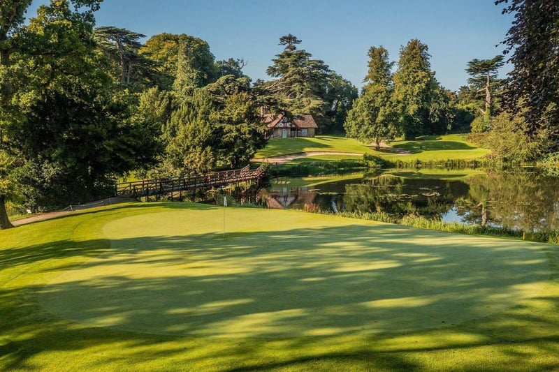 A view of the 16th green at Carton House