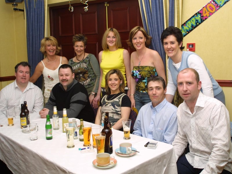 Front row, left to right: Carl Harkin, Leonard Burrow, Nicola Burrow, Leroy Olphert, Harry Morrow. Back row, from left, Pauline McCallion, Kim Olphert, Joanne McNally, Ciara McAllister, Karen Connor.