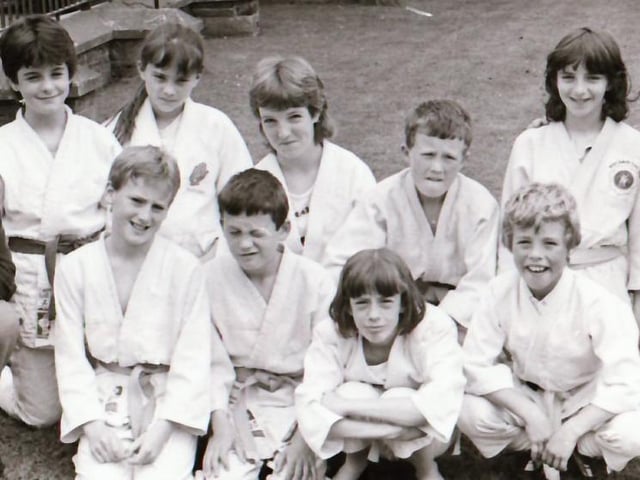 Young participants at the Brooke Park Judo Festival.