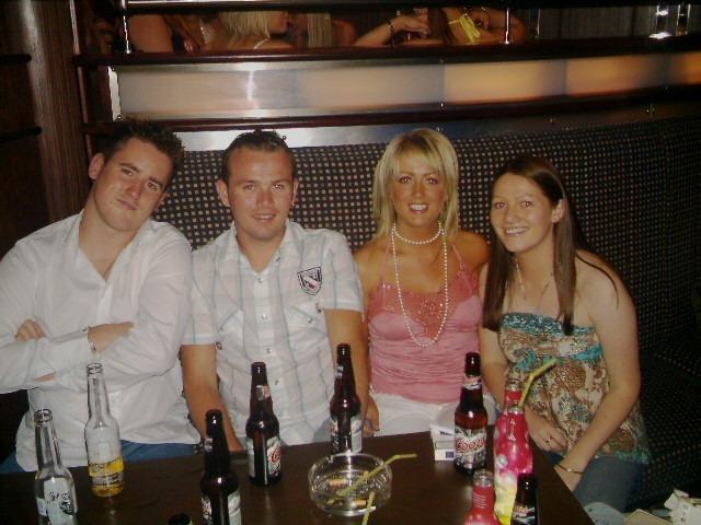Pictured are people at pubs and nightclubs in Derry back in August 2005.