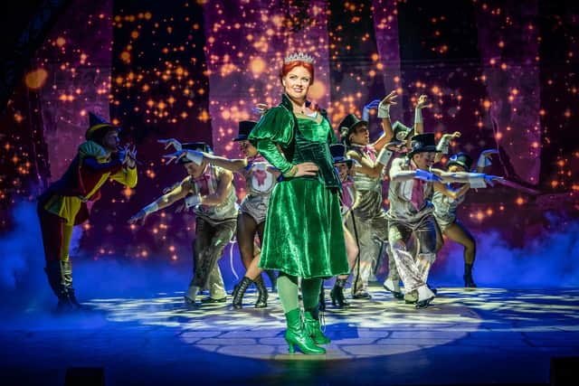 Joanne Clifton as Princess Fiona in Shrek the Musical.