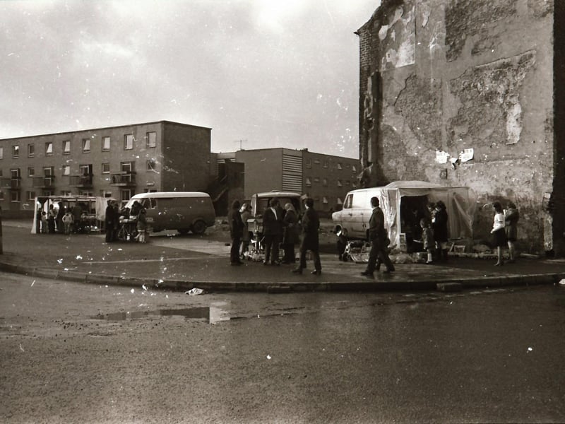 Sunday trading in the Bogside.
