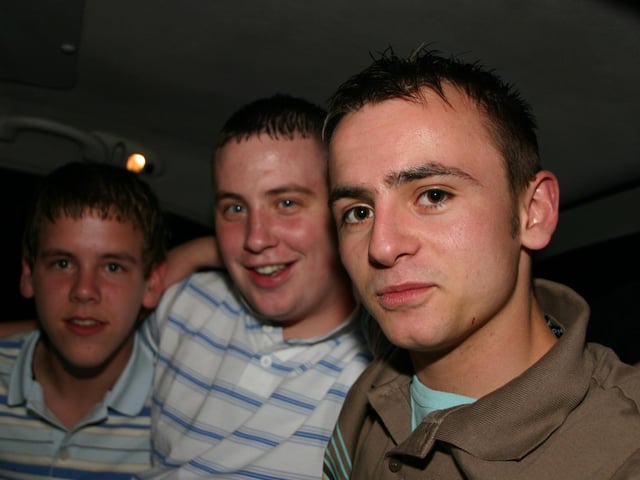 Paul with friends William Moore and Ronnie Kenneddy 8464dd : .