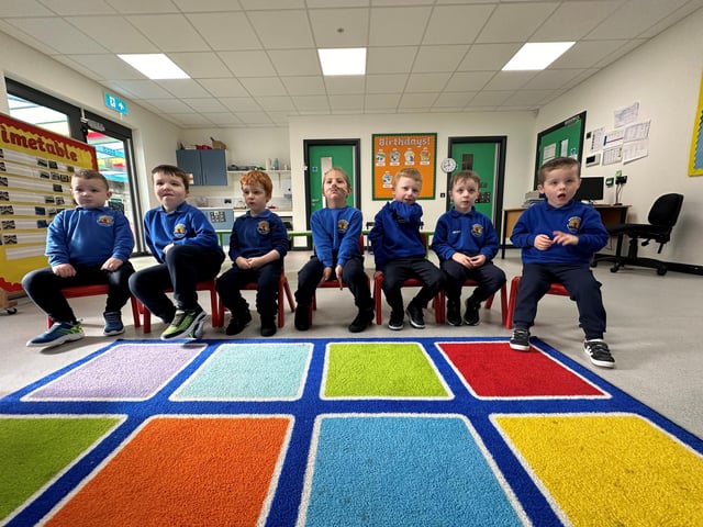 Knockavoe Primary School Class 1A.