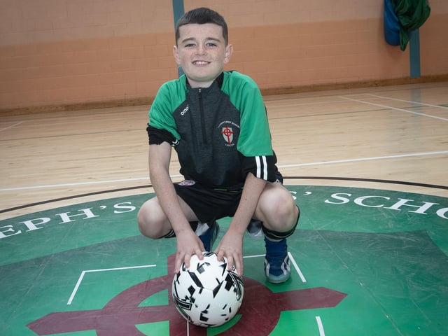 Dion Mac Farland (Defender) Club = Maiden City: A tricky fullback who is excellent on the ball. Has never let his team down. An inspirational member of the team.