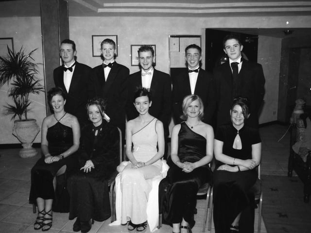Guests and partners at the North West Institute of Further and Higher Education (NWIFHE) students' annual dinner in the White Horse Hotel. From left, seated, Karla McGrellis, Sinead McGrotty, Emma McLaughlin, Emile McLaughlin and Emma McGowan. Standing, Niall Hasson, Sean O'Hagan, Eamon Morrison, Michael Harkin and Caolan McLaughlin.