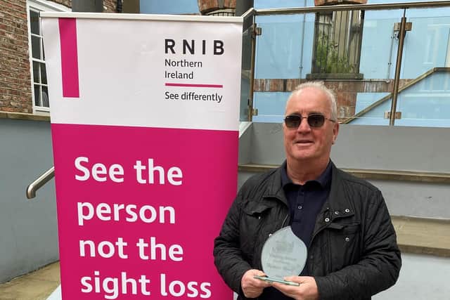 RNIB Ambassador Richard Moore.