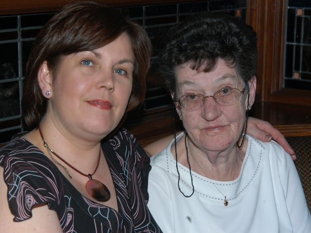 Patricia McCallion's 40th birthday with family and friends.