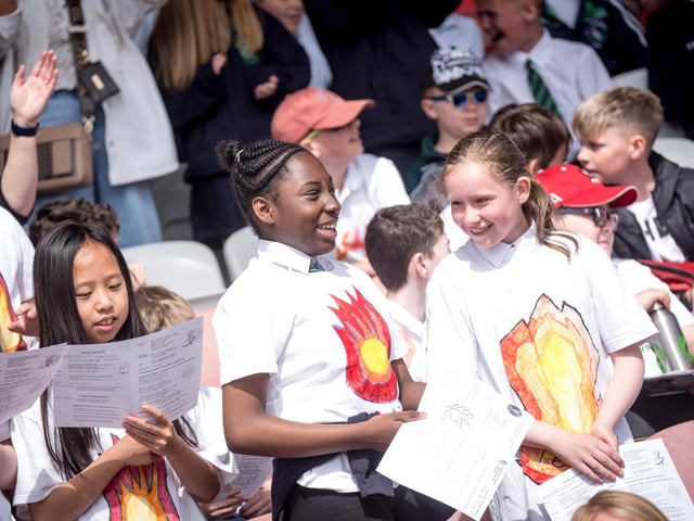 The annual Fan the Flame mass was celebrated recently in Celtic Park for pupils who recently made their confirmation.