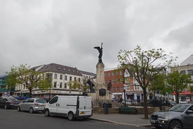 The Diamond in Derry.