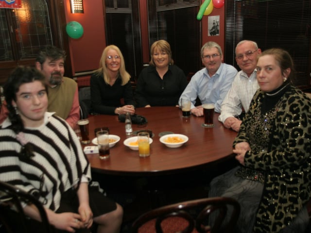 The whole family together for Tony's birthday.