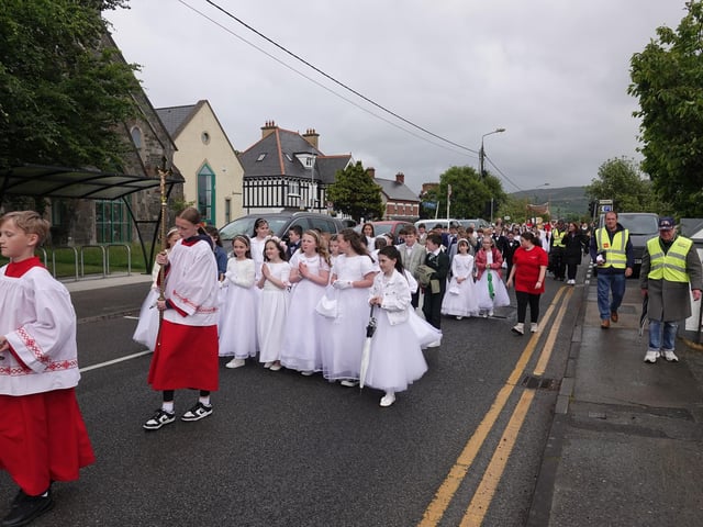 Corpus Christi Procession in Buncrana.