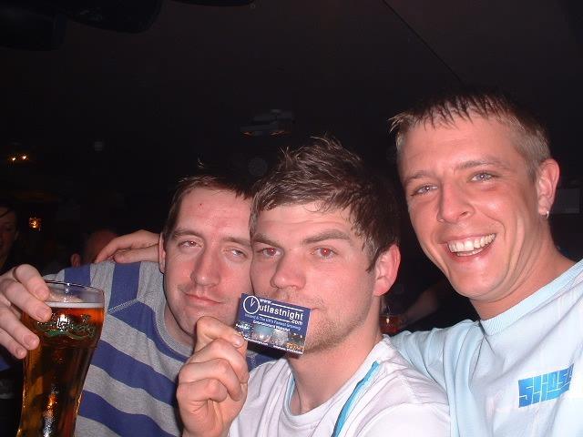 Derry nightlife at its clubs and bars twenty years ago, in April 2005.