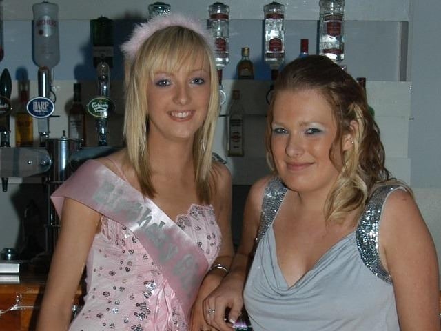 Michelle's 18th birthday celebrations from 20 years ago.