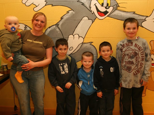 The Creggan Youth Club from 20 years ago.
