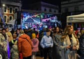 Revellers, performers and early contenders for the best Halloween costume converged on Derry’s city centre on Monday evening for the opening of the 2024 Halloween festivities.  Photo: George Sweeney
