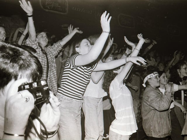 Boyzone performed at the Rialto Derry in July 1995.