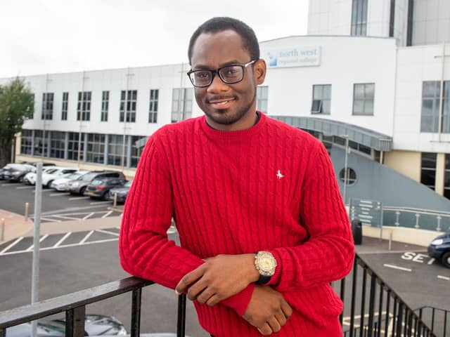 Frank Nwanonenyi is the first ever recipient of the NWRC Asylum Seeker Scholarship. He says a lifelong battle with sickle cell anaemia has inspired him to pursue a career in healthcare.