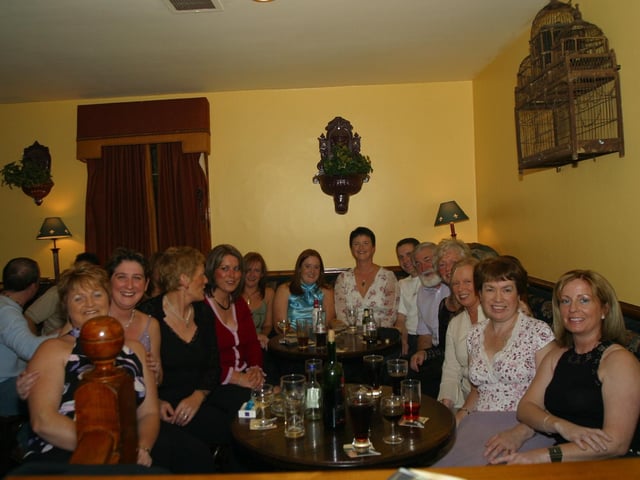 Roisin McLaughlin's 40th birthday, 20 years ago.