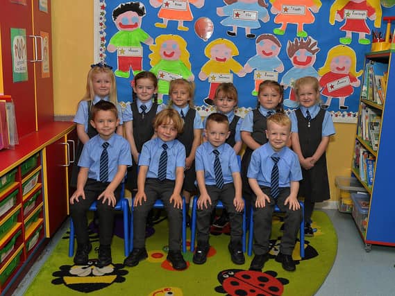 Mrs Organ’s P1 class at St Anne’s Primary School.