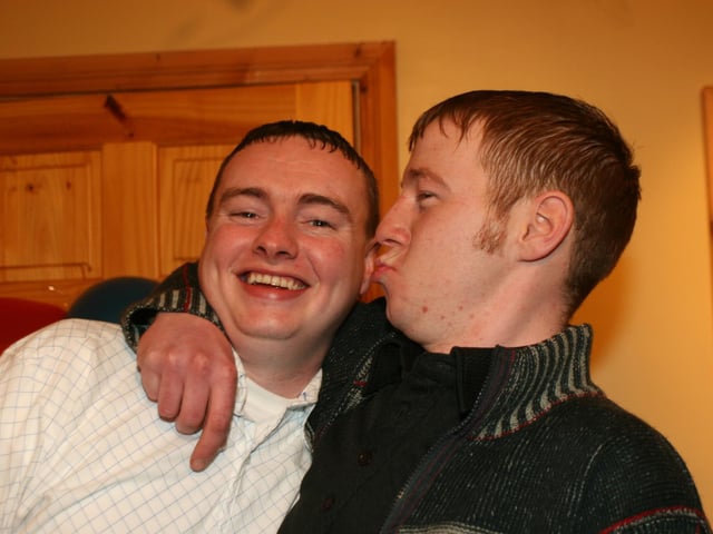 Andy Mitchell celebrating his birthday back in February 2005.
