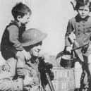 American GI's pictured in Derry with local Children