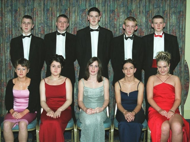 Young attendees at the Clondermot High School school formal back in 2000.