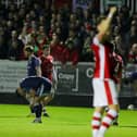 Danny Mullen at the final whistle in Rochmond Park last week. (Photo: Kevin Moore/MCIphoto)