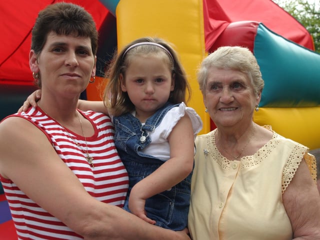 Party celebrations back in June 2004.
