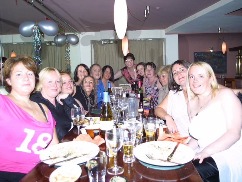 Derry people partying in September 2003