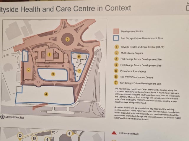Community consultation on Derry’s Cityside Health hub at Fort George at Da Vinci’s Hotel