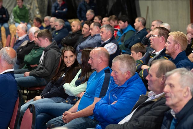 A section of the crowd at the IFA County Executive Dairy Meeting on the farm of Charles McCandless, Culdaff on Thursday last.  Photo Clive Wasson.