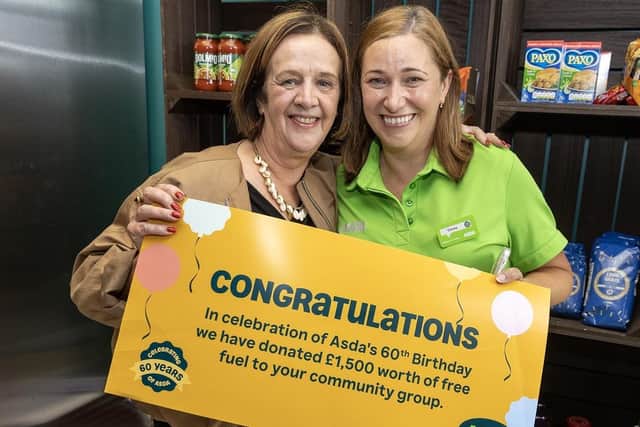 Ursula Doherty, Manager at Strabane Community Group with Emma Kelly, Asda Strabane Community Champion.