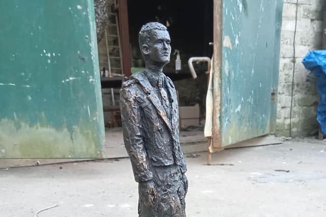 The Fr Kevin Mullan Perpetual Memorial Award was cast in bronze by the renowned sculptor Rory Harron.