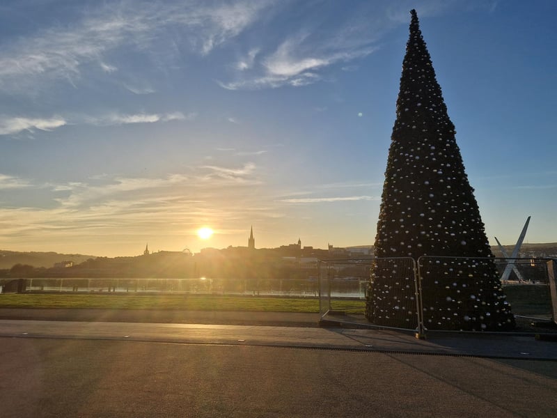 Derry Ebrington Square Christmas tree.