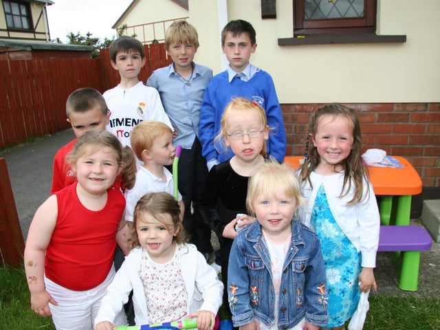 Keyleigh with family and friends.